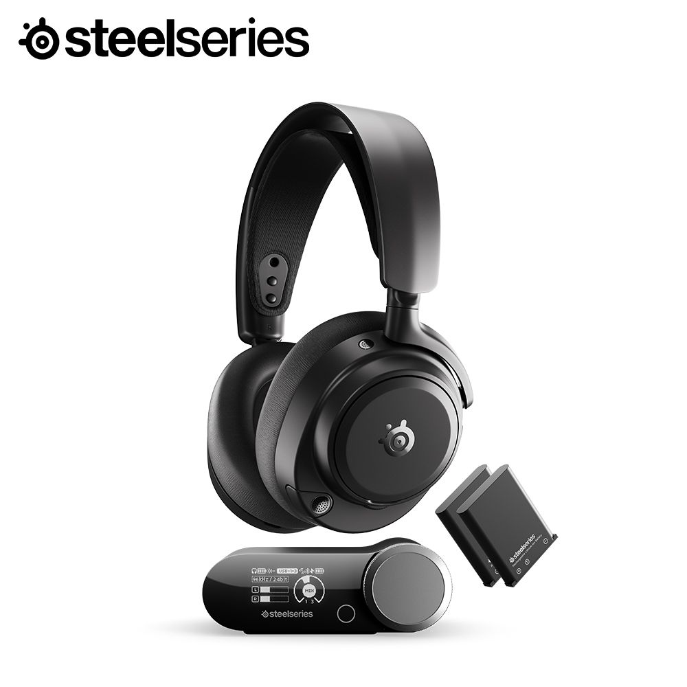 스틸시리즈 Arctis Nova Pro Omni 무선 게이밍 헤드셋 블랙