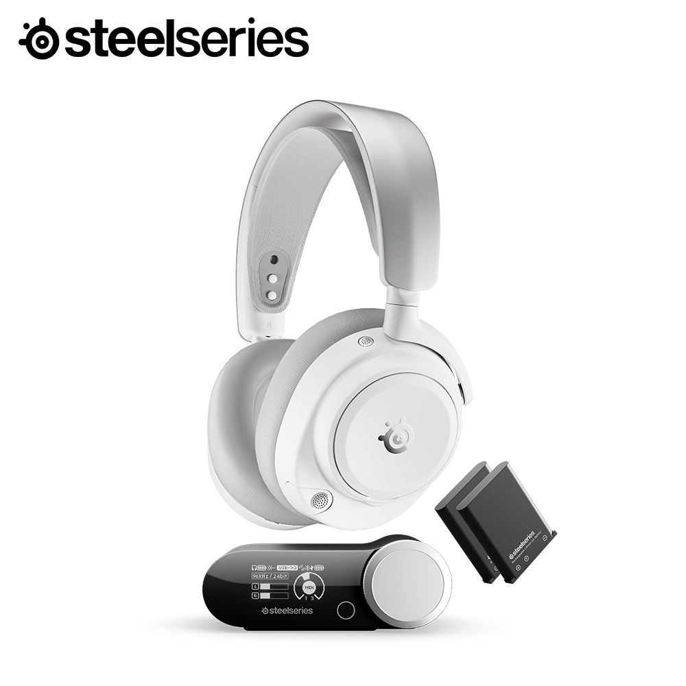 스틸시리즈 Arctis Nova Pro Omni 무선 게이밍 헤드셋 화이트
