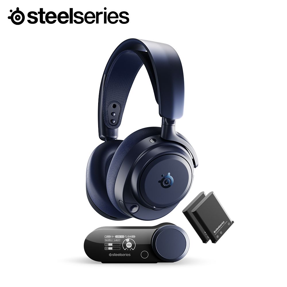 스틸시리즈 Arctis Nova Pro Omni 무선 게이밍 헤드셋 미드나잇블루