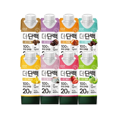 더단백 드링크 8종 18팩+18팩 (43,267원/무배)