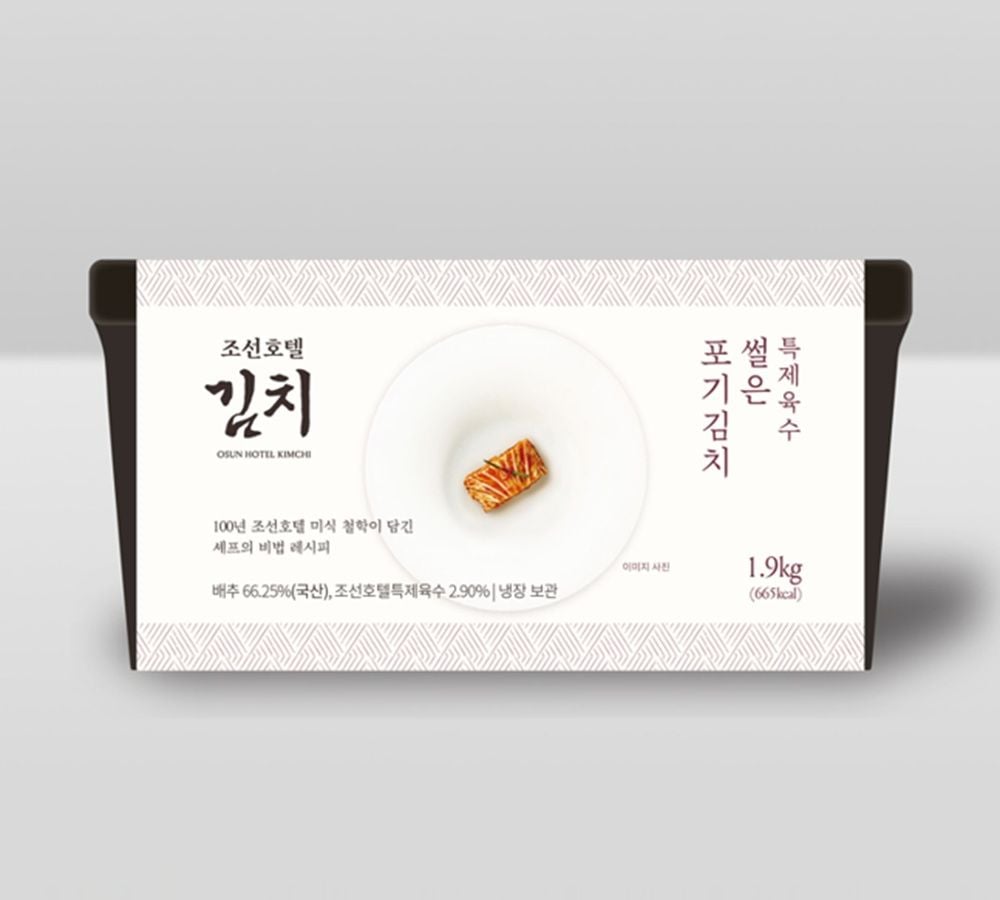 조선호텔 조선호텔 특제육수 썰은 포기김치 1.9kg