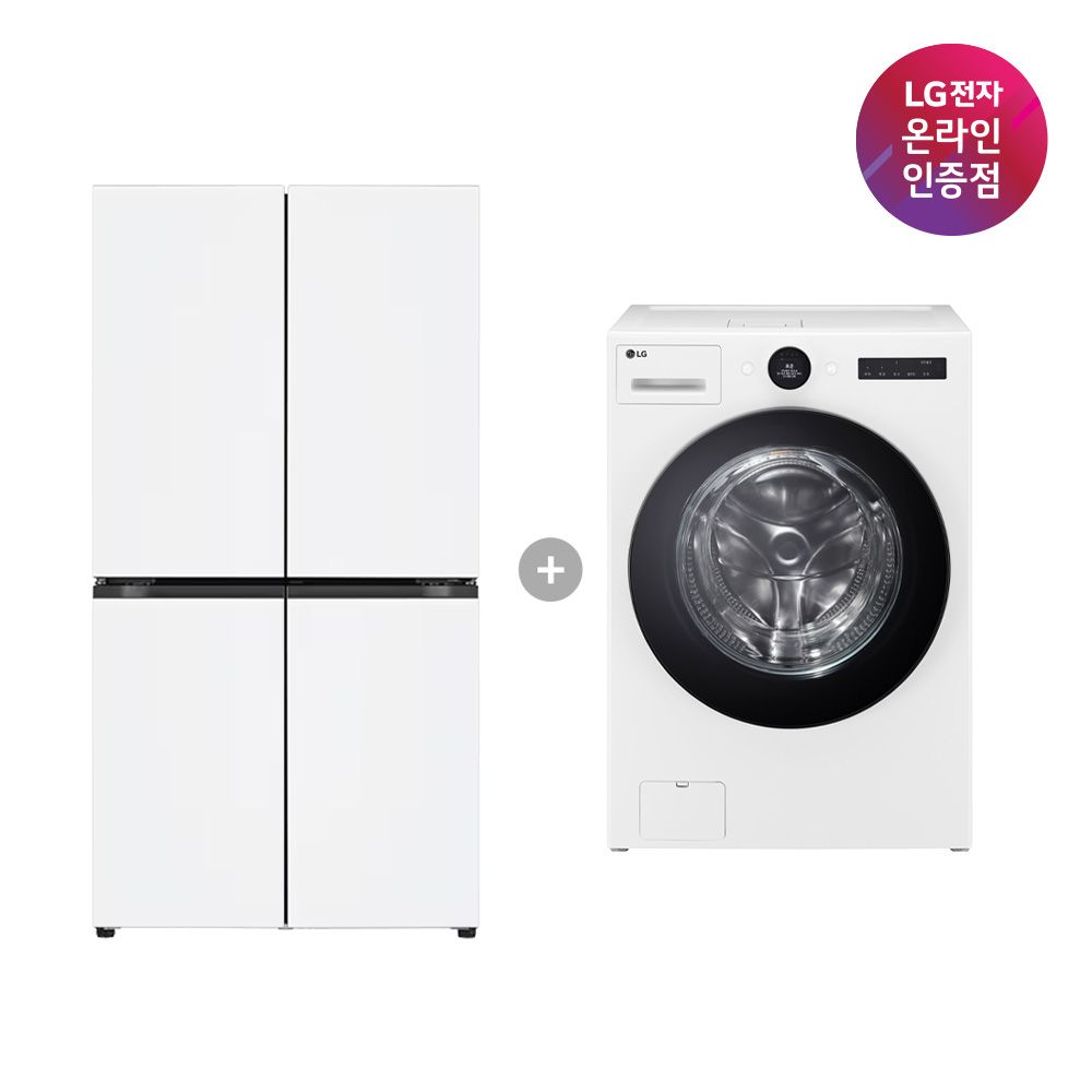 LG전자 LG 오브제컬렉션 냉장고+워시콤보 (T876MQQ111+FH25WA)
