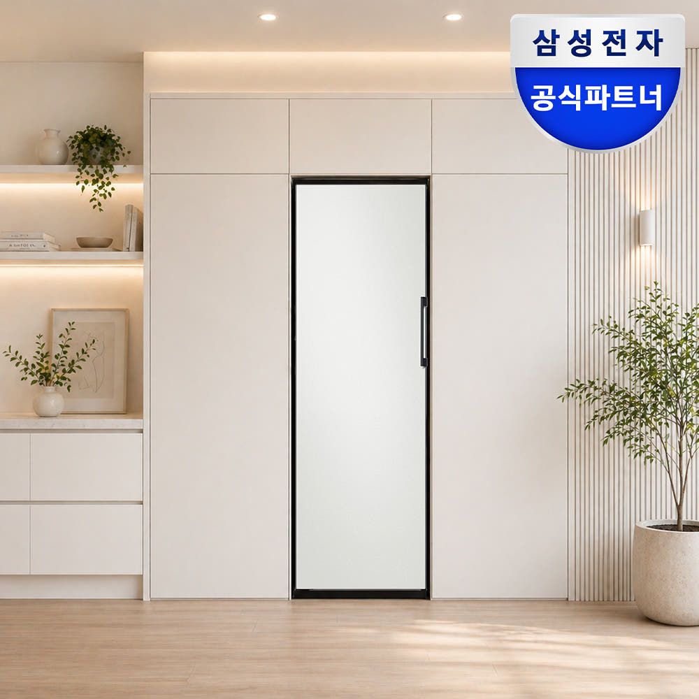 삼성전자 비스포크 RQ70H32S20 1도어 AI김치냉장고 키친핏 스탠드형 319리터