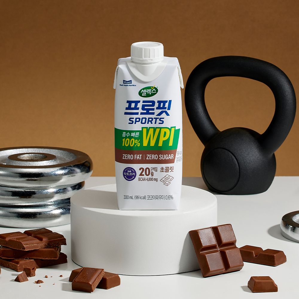 셀렉스 셀렉스 프로핏 SPORTS 초콜릿 웨이프로틴 330ml 12팩