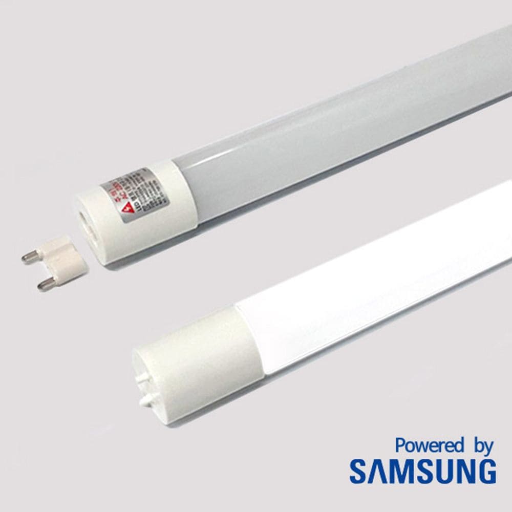울빛 led형광등 T8 AC 직관형램프 1200mm 20W 주광색 (10개묶음) 안정기내장형