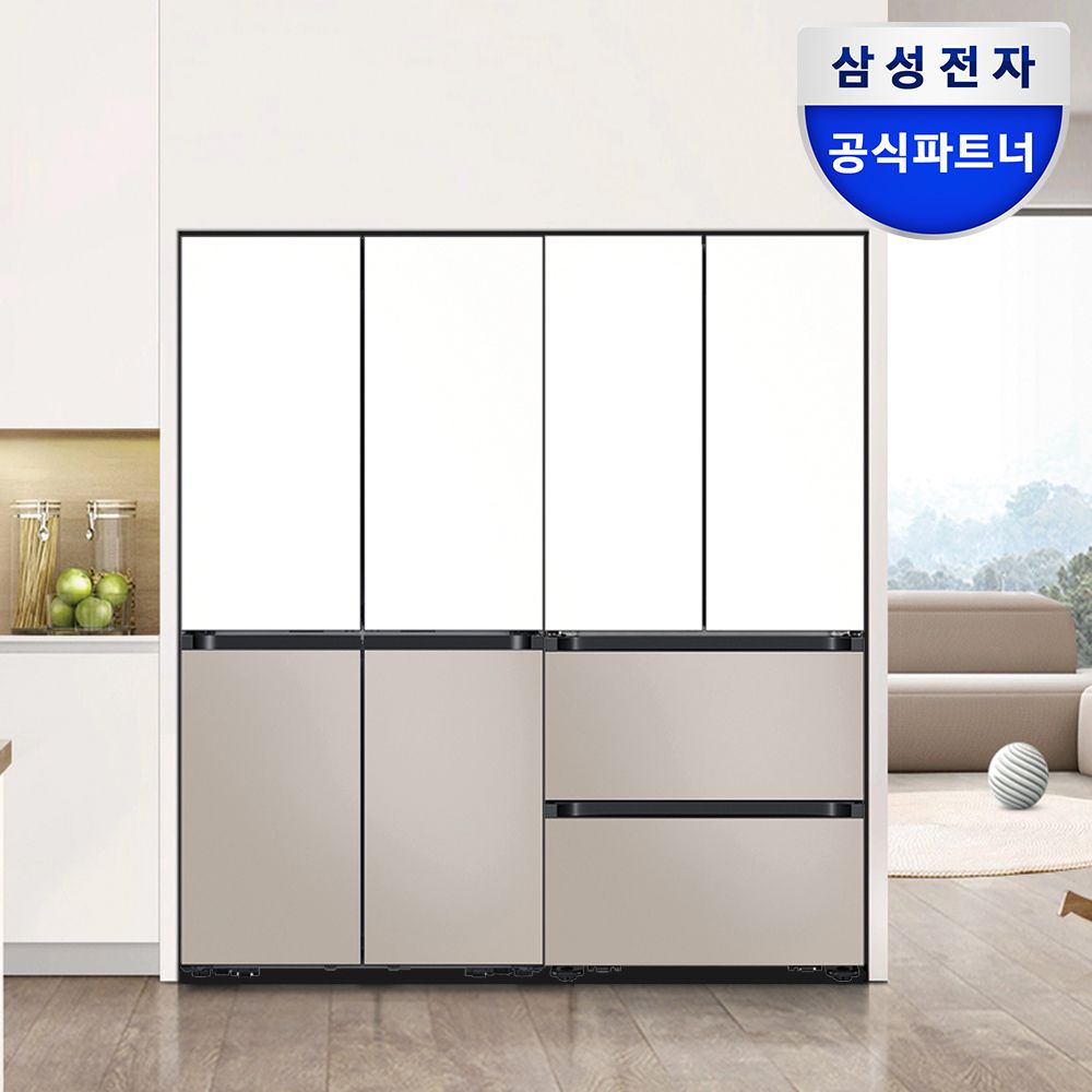 삼성전자 비스포크 냉장고 세트 패키지 RM70F64R1ZG+RK70F42M2ZG