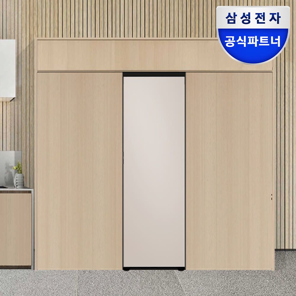 삼성전자 비스포크 1도어 RQ34C7915AP 김치냉장고 1등급 348리터 오토도어 키친핏