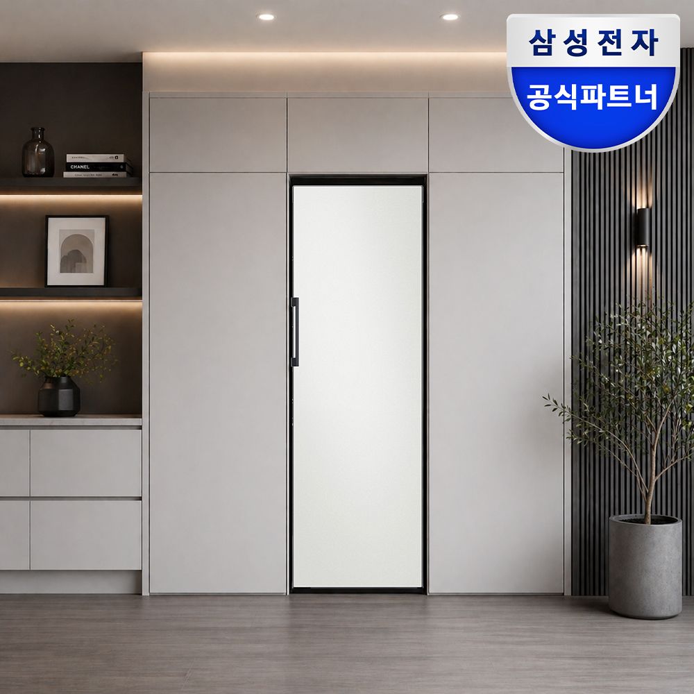 삼성전자 비스포크 1도어 냉동고 RZ70H32UN0 메탈쿨링 319리터 AI절약 키친핏