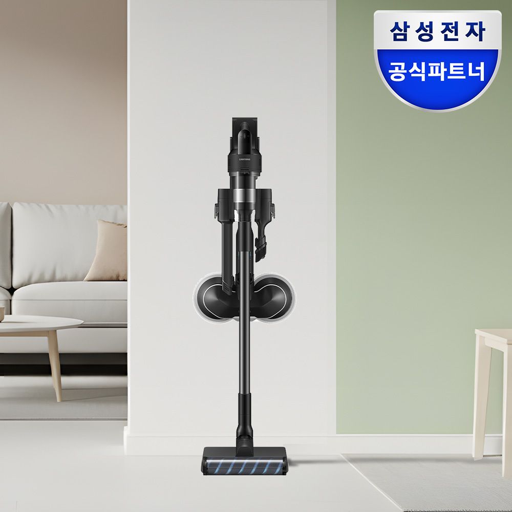 삼성전자 삼성 제트 핏 180W 무선청소기 VS70H18GVK 물분사 물걸레 브러시