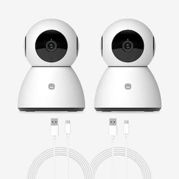 1+1 스마트 홈카메라 Pro 500만 화소 + 3m 케이블 홈캠 출산 육아 CCTV 보안