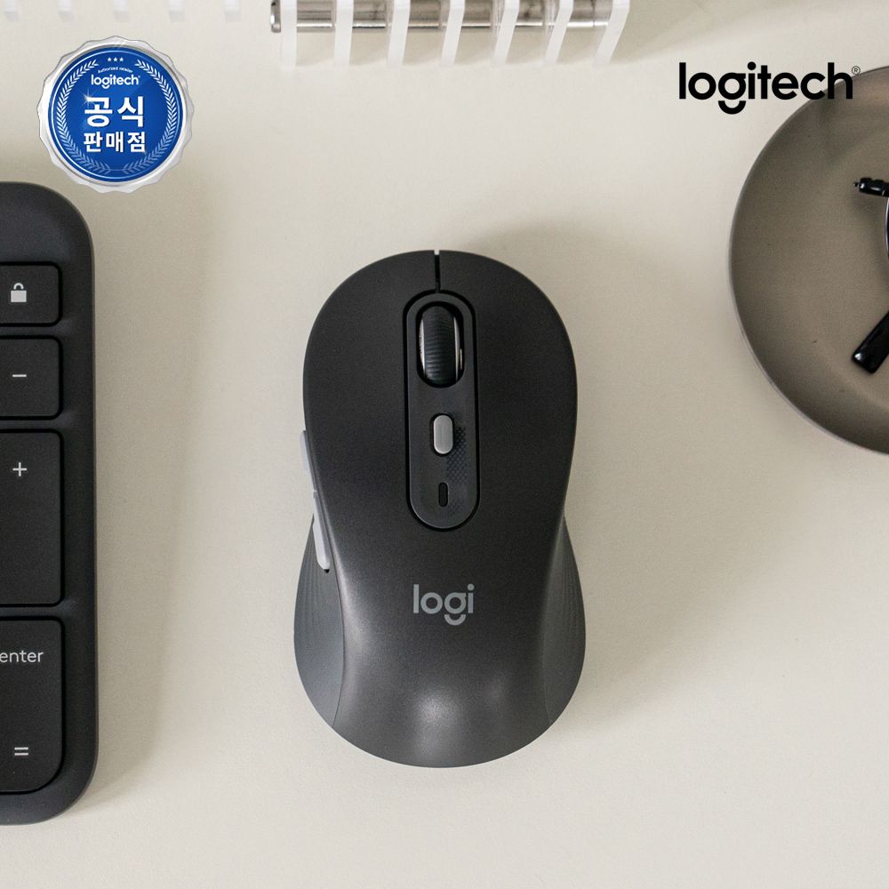 로지텍 로지텍코리아 공식 M750 이지스위치 무소음 무선마우스 M 그래파이트