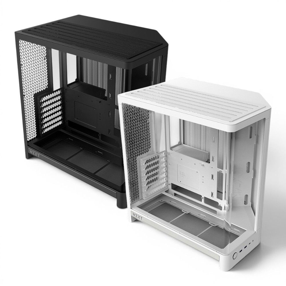 NZXT H6 컴팩트 듀얼챔버 미드 타워 에어플로우 PC 케이스