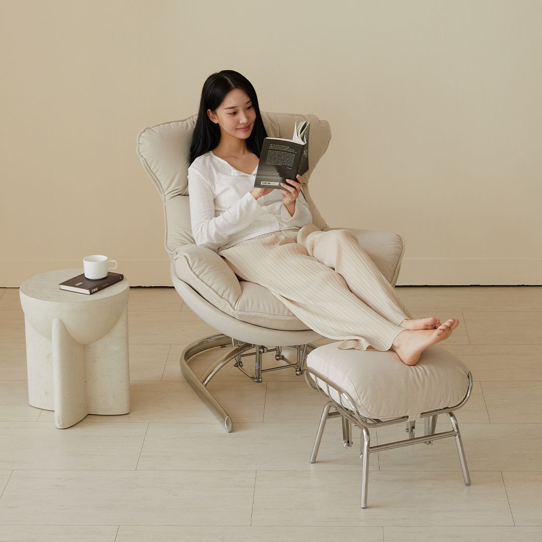 버즈가구 밀로스 로우아 벨러체어 수유의자 흔들의자 1인용 리클라이너 소파