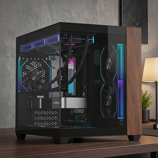 제이티소프트 제이티 가성비 게이밍 데스크테리어 인기템 조립 PC 우디즘 09