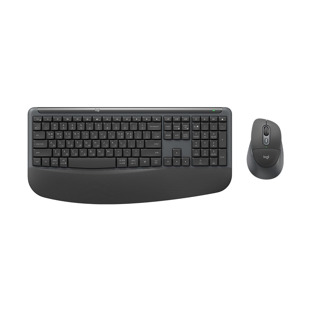로지텍 로지텍코리아 MK880 콤보 팜레스트 일체형 무선 블루투스 키보드마우스세트