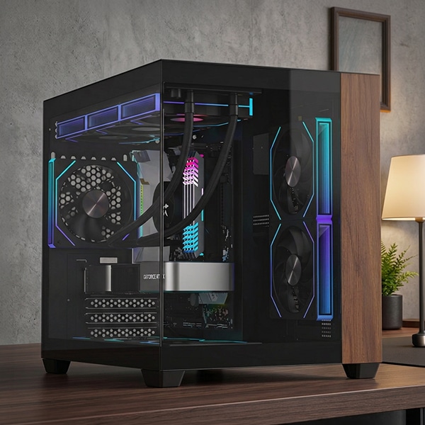 제이티소프트 제이티 가성비 게이밍 데스크테리어 인기템 조립 PC 우디즘 기본