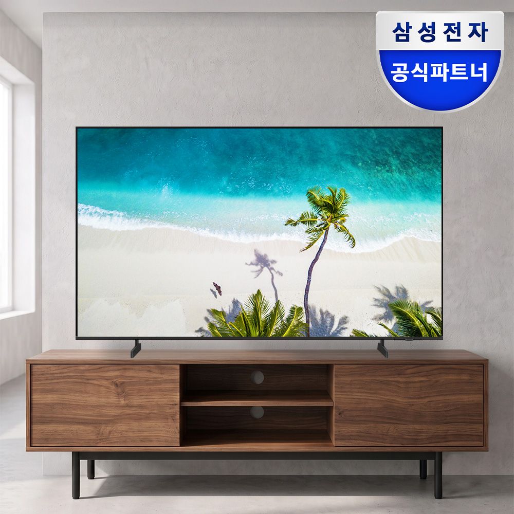 삼성전자 138cm 크리스탈 UHD 4K LH55BEHHLGFXKR 55인치 스탠드 소비효율 1등급