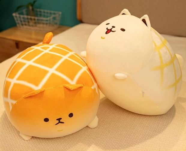 [해외] 마이무무 [해외] 말랑모찌 메론빵 시바견 애착쿠션 말랑 메론빵 강아지 인형