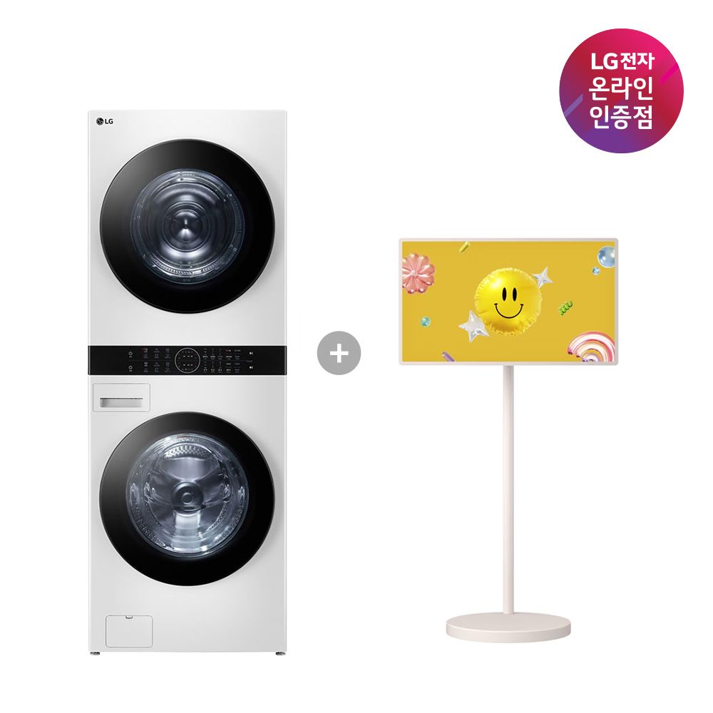 LG전자 LG 오브제컬렉션 워시타워+스탠바이미2 MAX (W2421WAMR+32LX6BEGA)
