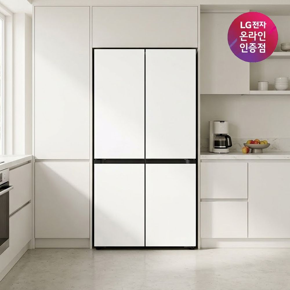 LG전자 LG 모던엣지 상냉장 하냉동 오브제컬렉션 Q336MQQ133+Q336MQQ133 666L