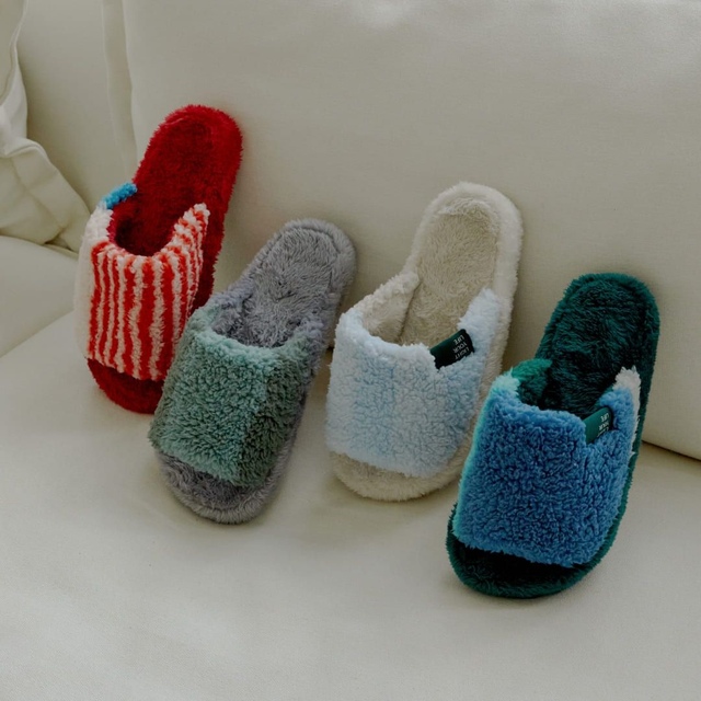 26FW NEW 극세사 플리스 블랭킷/룸슈즈/매트/쿠션 - 이미지 4