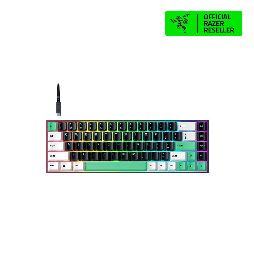 RAZER Reclusa 레클루사 X 미니 65 텐키리스 게이밍 핫스왑 기계식 키보드 영문 배열