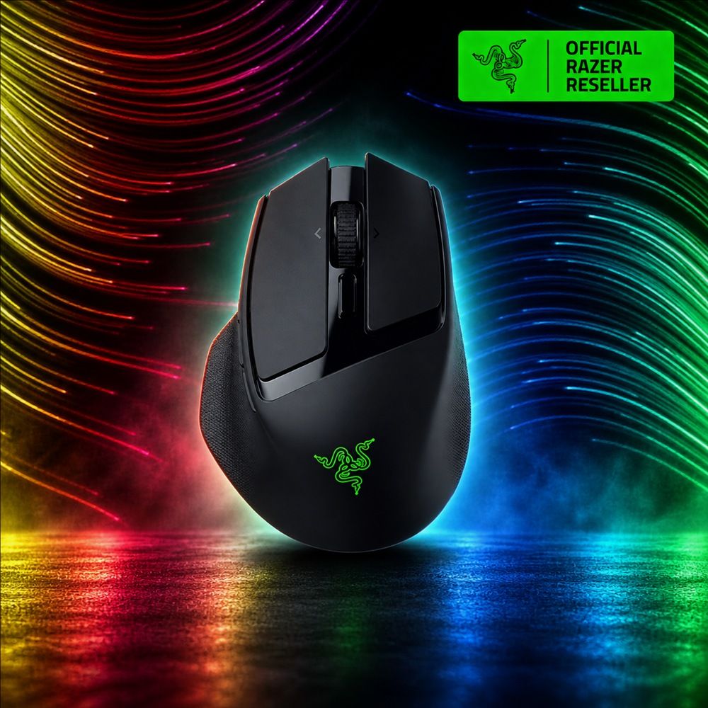 RAZER Basilisk Mobile 바실리스크 모바일 휴대용 인체공학 디자인 무선 게이밍 마우스