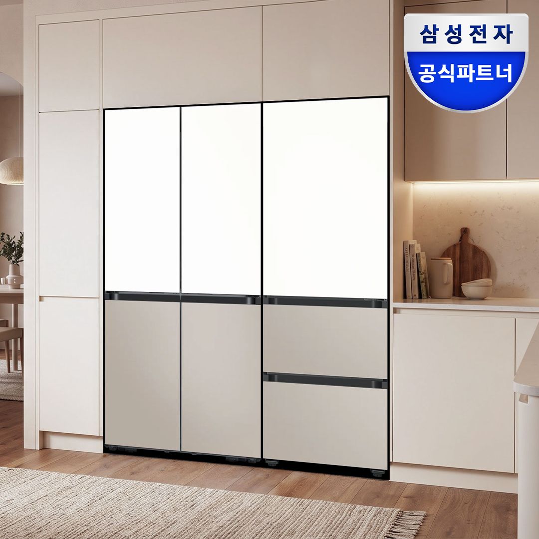 삼성전자 키친핏 냉장고 김치냉장고 1등급 세트 RM70H63R1ZG RQ33DB74C1AP
