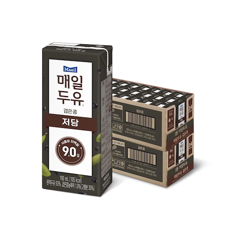 매일두유 검은콩 190ml 48팩+99.9 플레인 6팩 증정