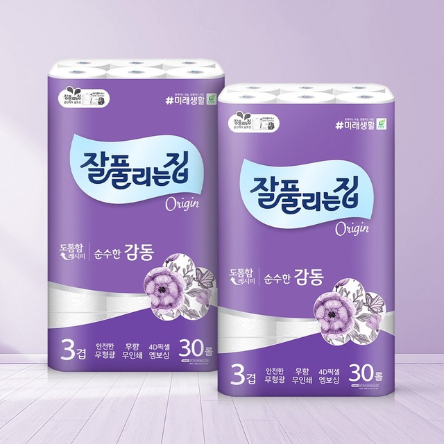 잘풀리는집 도톰한 3겹 베스트 화장지 모음전 - 이미지 3