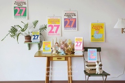 먼스온더월 2027 / 리소그라피 캘린더 Month on the wall 벽달력