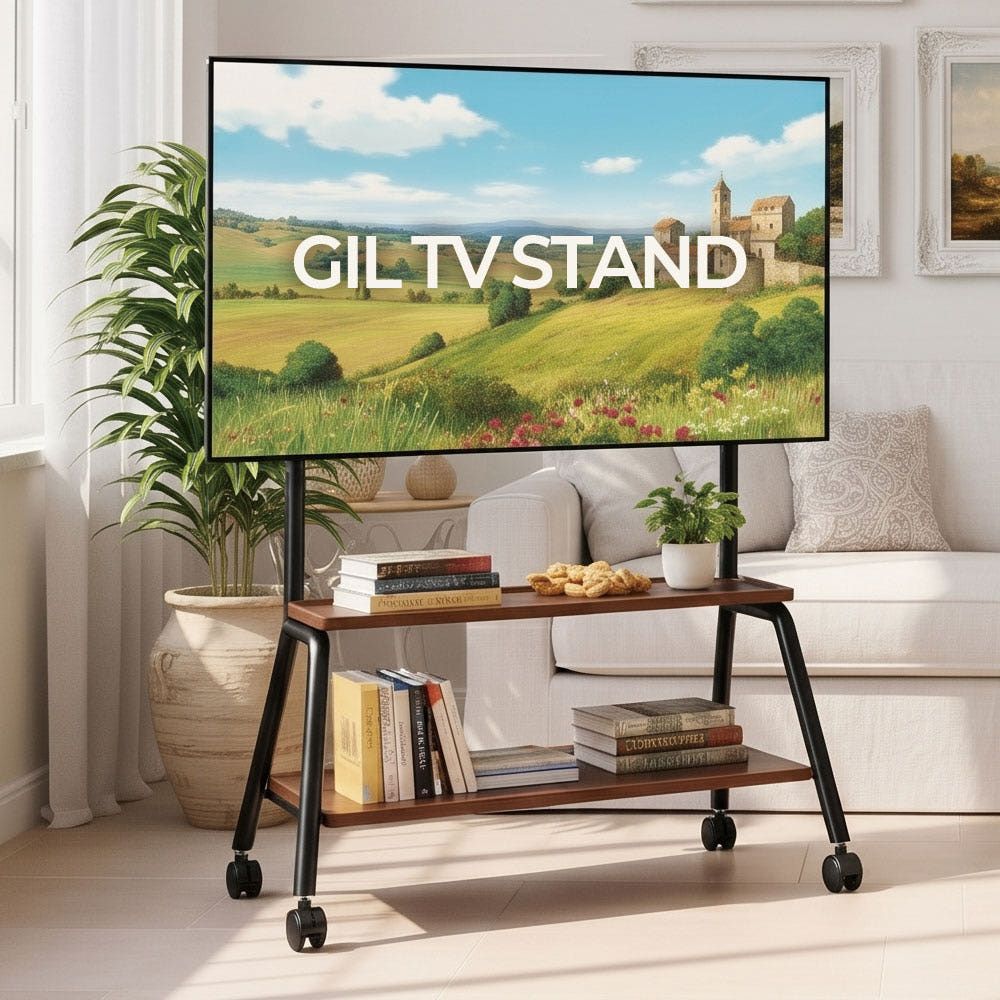 홈스월드 이동식 TV 거치대 티비<b>스탠드</b> 50-90인치 <b>삼성</b> LG 호환 벽걸이 무타공 <b>무빙</b> <b>스탠드</b>