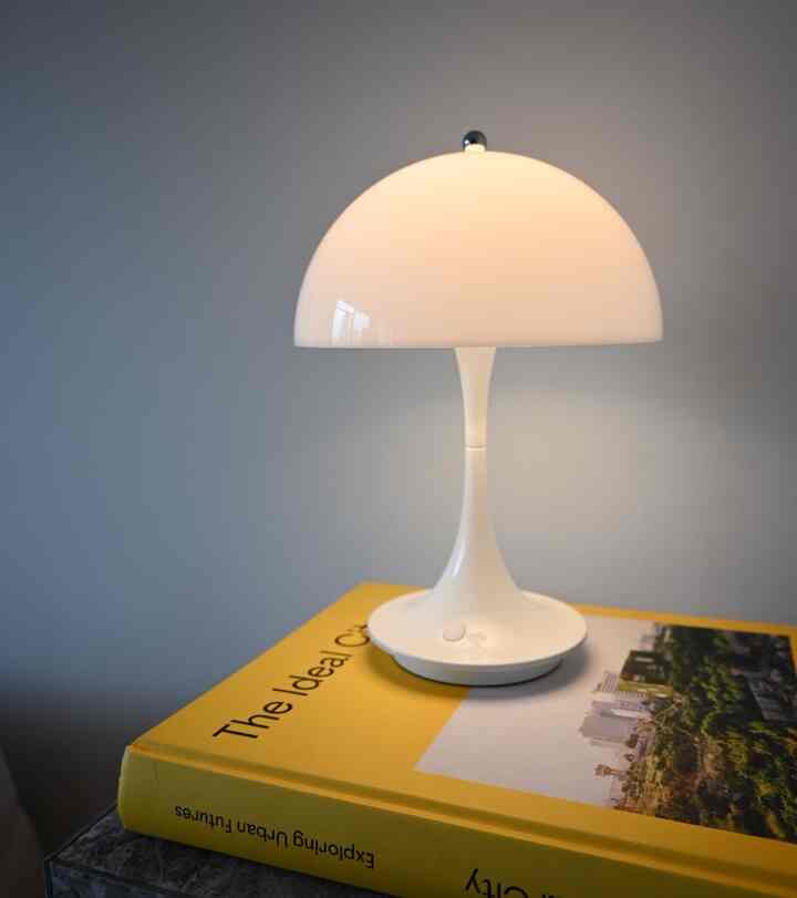 これは160サイズのパンテラポータブル。最近250サイズも出て、そっちのサイズ感も欲しい〜ってなってます。
#ルイスポールセン #パンテラ　 #louispoulsen #vernerpanton