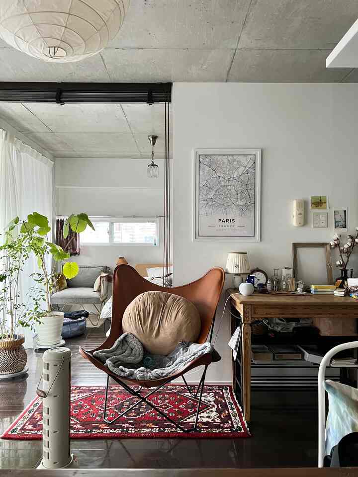 Dengan sedikit dekorasi ulang, kami memindahkan meja dan memindahkan sofa ke sini.

#bkf #無印 #muji #リビング #リラックス #relax #模様替え #一人暮らし #1LDK