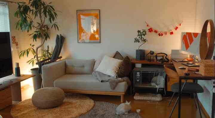 3連休のなかび

#インテリア
#ふたり暮らし
#うさぎのいる暮らし
#リビング
#アート
#賃貸インテリア