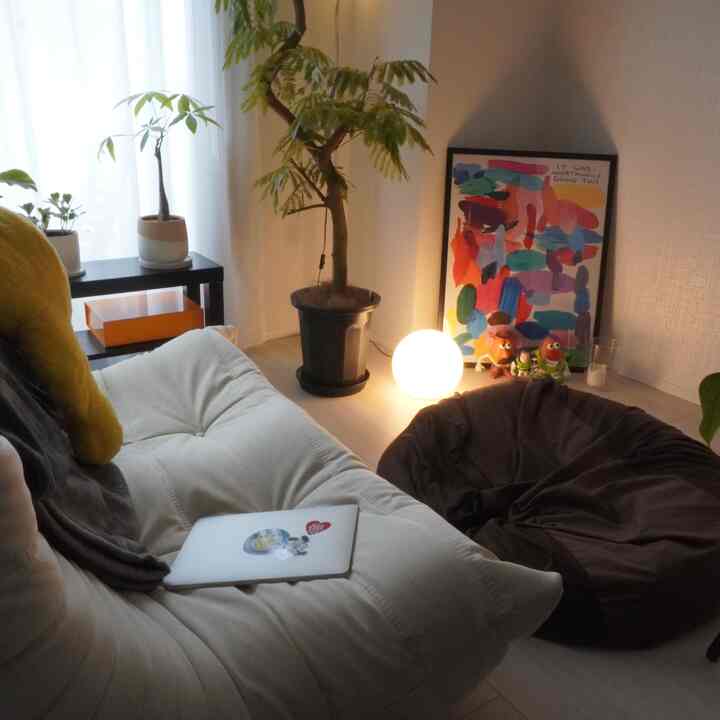 家にいたらここでほとんどの時間を過ごしてます
#IKEA #lignerose #リーンロゼ #トーゴ #インテリア #HAY
