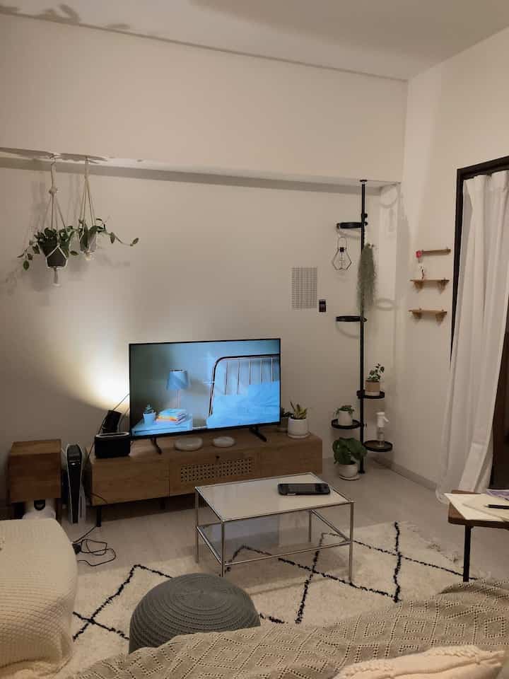 Pasang rak dinding!
Saya menikmati mendekorasi berbagai barang!

#1ldk sewa #1ldkインテリア #インテリア雑貨
#pedalaman