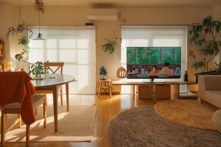 Ruang LDK 12 tatami.

#1ldk
#Hidup bersama dua orang
#Sewa interior
#pedalaman
#BUTA
#IKEA
#Muji
#Tanaman dedaunan
#12 tatami