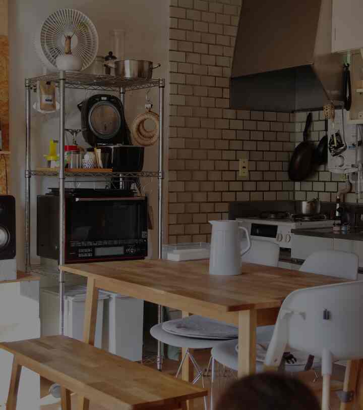#賃貸キッチン #築古 #メタルラック #キッチン収納 #子どものいる暮らし