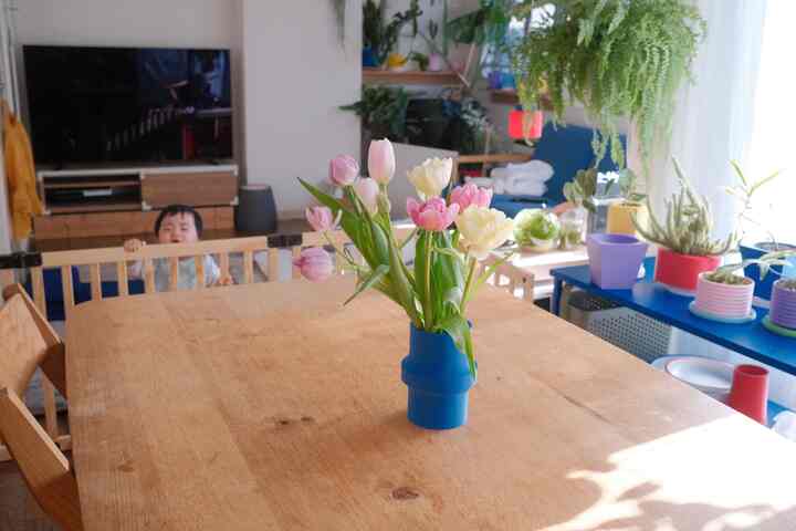お花を飾って気分転換。3Dプリンター製のフラワーベースです。
#IKEA #フラワー #花瓶