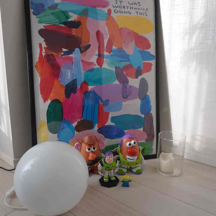 一目見て購入を決めたDavid Shrigleyのアートポスターです。
カラフルな配色がアクセントになり、ポテトヘッドどマッチしててお気に入り😚
もっとアートポスター集めたい、、
#IKEA #アートポスター #アート #davidshigley