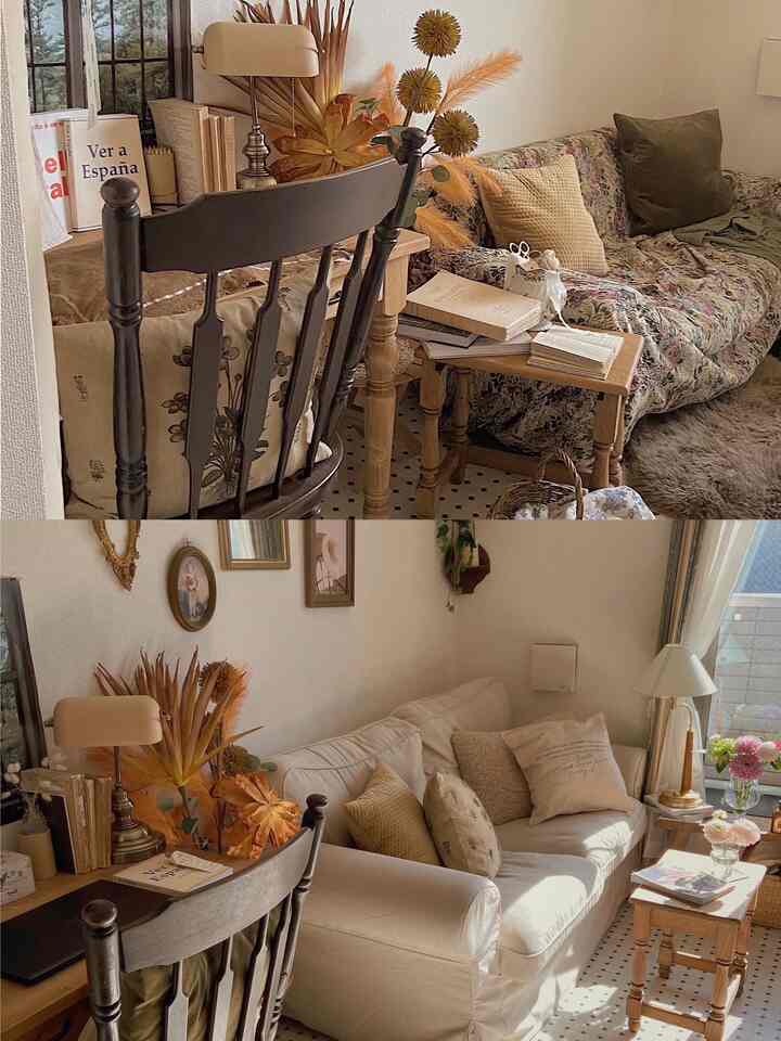 リビングBefore After！

#インテリア #インテリアコーディネート #インテリアデザイン #韓国インテリア #暮らし #リビングインテリア
