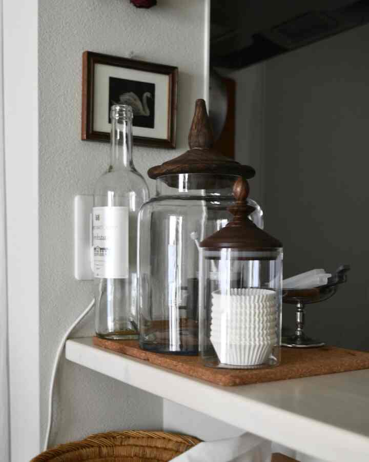 

#ガラスキャニスター #ガラス収納 #とんがり #調理器具 #新生活 #新居 #돈가리 #瓶 #ディスプレイ #賃貸インテリア #収納アイテム #キッチン #キッチンインテリア