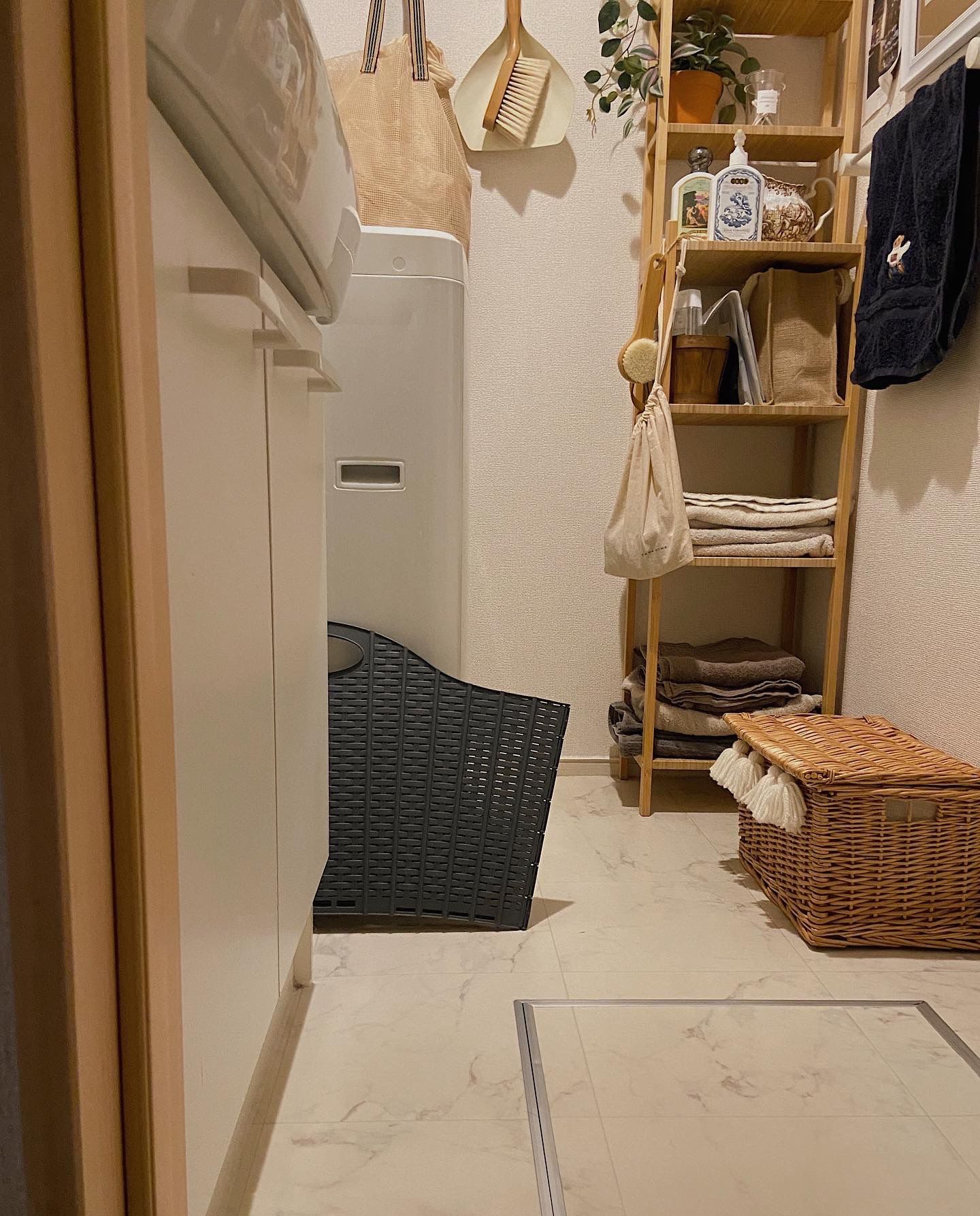 IKEA RÅGRUND Shelf Unit | Humidity Resistance Natural Style