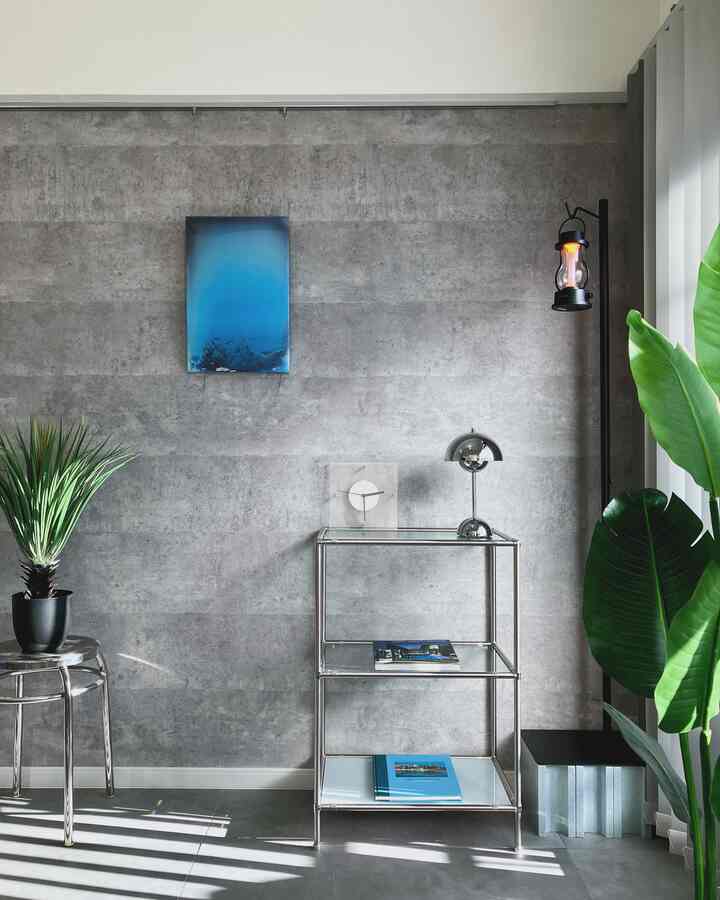 ブルーとグリーンの相性が良い感じです♪

#無機質 #シンプル #シンプルインテリア #無機質インテリア