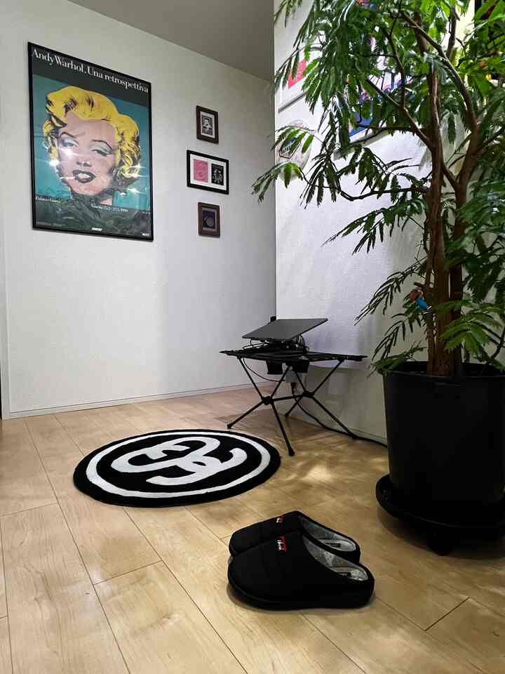 新しいワークスペースがひそかに完成しました☺️✨笑

#stussy
#エバーフレッシュ