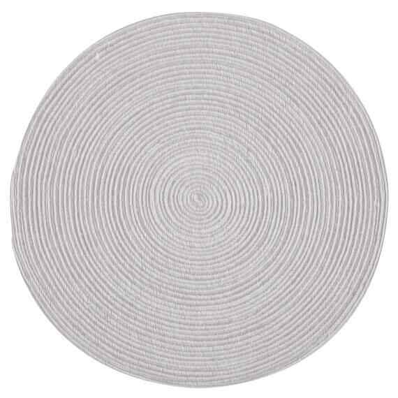 コットン100％の円形ラグ 【4size】