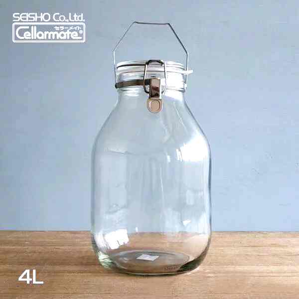 セラーメイト 取手付き密封びん 4L