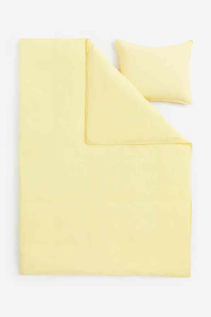 リネンブレンド掛け布団カバーセット【3colors】