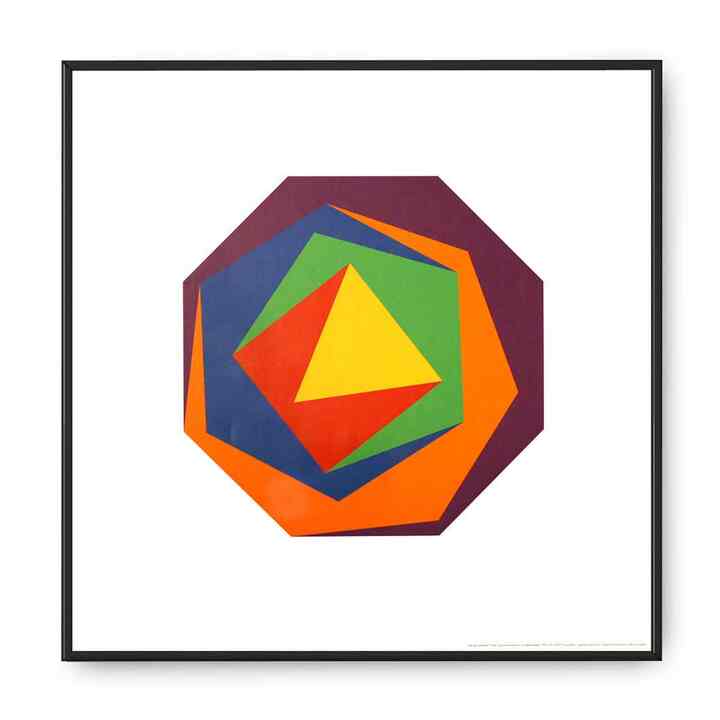 マックス・ビル：バリエーション 1 フレーム付ポスター